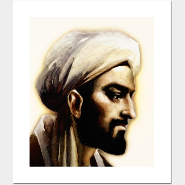 Ibn Khaldun Portrait | Ibn Khaldun Artwork 15 Wall Art by JustLit